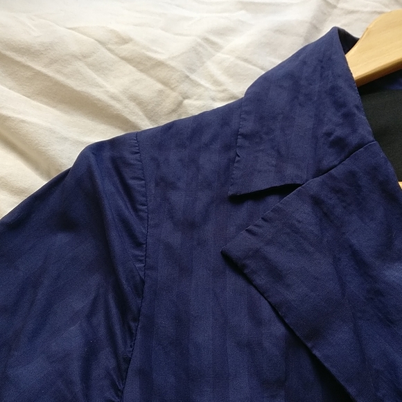 Zara navy duster/trench dress EUC - Picture 10 of 16